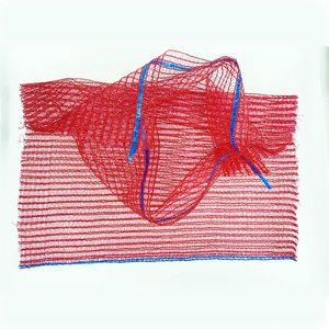 Sac de bruissement Raschel orange 50*80cm fibres synthétiques recyclables PE/HDPE/PLASTIQUE/PP matériel pour l'emballage de fruits légumes - Product Image 1