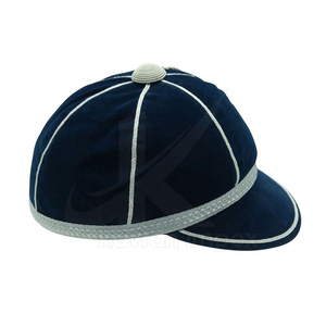 Casquettes de qualité supérieure avec logo personnalisé, design sportif à 5 panneaux, 100% coton, franges dorées, casquette d'honneur - Product Image 3