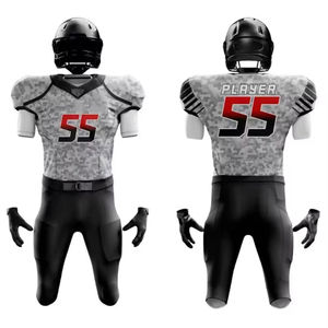 Uniforme de Fútbol Americano Personalizado de Alta Calidad, el Mejor Tejido de Poliéster, Uniforme de Fútbol Americano para Hombre y Unisex con OEM ODM - Product Image 1