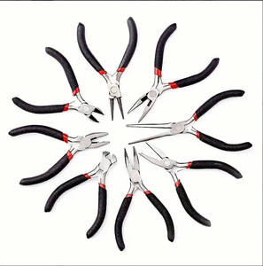 Precision 8-Inch DIY Flat <b>Nose</b> Pliers Smooth Jaw Extended Head Duckbill Design Hand Tools for Bending Clamping Jewelry Steel - Product Image 1