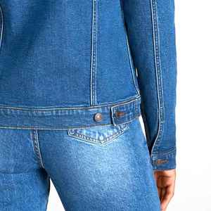 Womens Denim <b>Jeans</b> Jacket Top Quality Wholesale Ladies <b>Button</b> up Washed Regular Fit Denim Jackets Women - Product Image 6