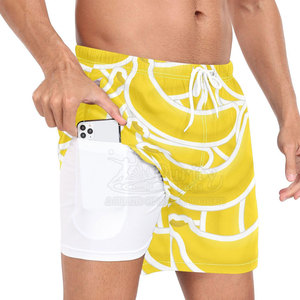 Shorts 2 en 1 tendance, tissu sport confortable, coupe athlétique, shorts 2 en 1 pour la gym - Product Image 2