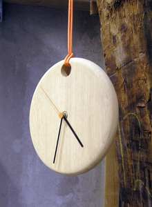 Reloj de Pared de Madera de Nogal y Roble de Primera Calidad, Reloj de Madera Decorativo Grande, Minimalista y Silencioso para Sala de Estar - Product Image 5