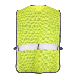 Custom High Quality Unisex Safety <b>Vest</b> Polyester Reflective Custom Size Breathable Hi Visibility Work-wear Road Safety <b>Vest</b> - Product Image 4