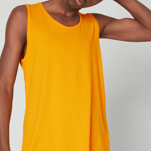 Chaleco Deportivo sin Mangas para Hombre, Estilo 300g, Popular, Profesional, 100% Algodón, Secado Rápido, Transpirable, Tejido de Punto, Estilo Urbano - Product Image 3