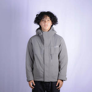 Très fonctionnel à la mode Fire Two Winter Down Jacket Hooded Collar Zipper Closure Casual Style Gore-Tex Material Technology - Product Image 2