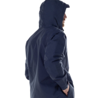 Parka d'hiver décontractée pour homme, style urbain, à manches longues, avec capuche, en toile de qualité, rembourrée en coton, fermeture éclair, grandes tailles L-7XL