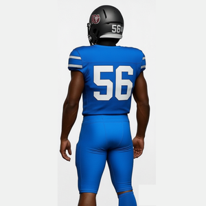 Uniforme de football américain 7V7 confortable pour adultes, logo personnalisé, polyester de haute qualité, séchage rapide, qualité professionnelle - Product Image 4