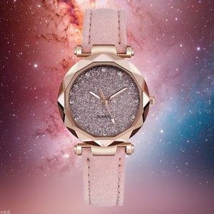 2026 New Factory Wholesale Fashion Simple Unisex Alloy Quartz <b>Watch</b> Plastic Band Glass leather Hand Bracelet <b>Set</b> for Ladies - Product Image 1