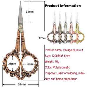 Fine Point Stainless Steel Embroidery <b>Scissors</b> Professional Needlework Tool for Detailed Cutting Tasks - Product Image 5