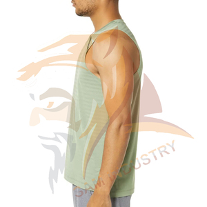 Hot Sale Men <b>Tank</b> <b>Tops</b> High Quality Gym Wear Customized Colors Logo <b>Vintage</b> Style Polyester/Cotton Breathable Men <b>Tank</b> <b>Top</b> - Product Image 4