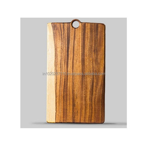 Tabla de cortar clásica de madera con superficie de corte de acabado liso, ideal para la preparación de alimentos en la cocina para chefs caseros y la cocina diaria. - Product Image 2