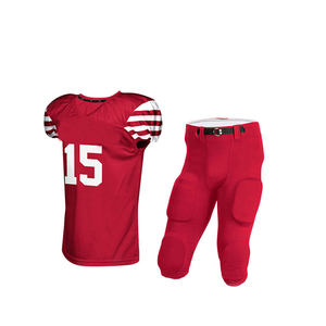 Uniforme de football américain imprimé respirant de qualité supérieure, séchage rapide et anti-odeur, manches courtes, service OEM, prix d'usine - Product Image 4