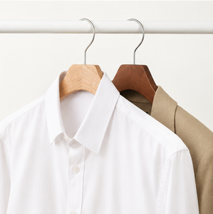 ไม้แขวนเสื้อไม้เนื้อแข็งทรงโค้งหรูหราสำหรับผู้ชายและผู้หญิง  ผิวสัมผัสวอลนัทธรรมชาติ เหมาะสำหรับแขวนชุดสูท ใช้ในโรงแรมและร้านบูติก - Product Image 6