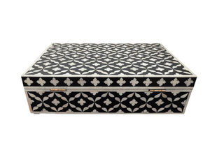 Premium quality Mother of Pearl and Bone Inlay Jewellery <b>Box</b> Luxury Handmade Wooden <b>Keepsake</b> Organizer for Home Styling - Product Image 4