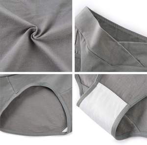 Women Maternity Underwear Pregnancy <b>Panties</b> Mid-Rise Cotton Knitted ODM Seamless Breathable Soft Stretch Belly <b>Support</b> Comfort - Product Image 4