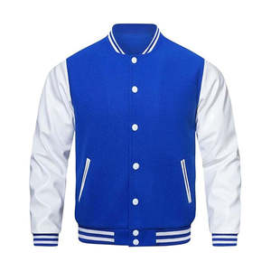 Wholesale Men's 100% Cotton Varsity Jacket Custom Baseball Letterman College Bomber Jacket Oem Bulk Manufacturer Winter <b>Coats</b> - Product Image 2