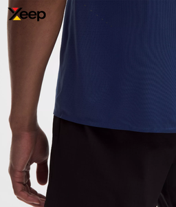 Débardeur de sport décontracté pour homme XEEP XC-GTT-35 – Qualité supérieure, respirant, séchage rapide, imprimé par transfert thermique, tricoté 100 % coton, col rond, devant - Product Image 4