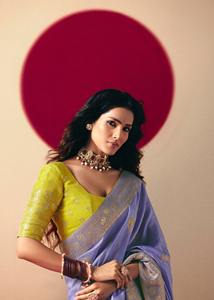 Sari en soie pure et douce avec tissage Zari riche, vêtement ethnique luxueux pour les occasions nuptiales et festives - Product Image 4