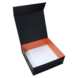 Caja de Regalo Magnética Negra de Alta Gama con Logotipo Personalizado, Caja de Empaque Rígida para Productos Premium - Product Image 2