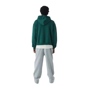 New Arrival Pullover Custom 100% Cotton <b>Plain</b> <b>Tracksuit</b> Men Oversized Hoodies and Sweatpants Set <b>tracksuit</b> for man, 100% cotton - Product Image 5
