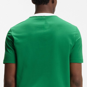 T-shirt pour homme avec col contrasté, matière de haute qualité, design élégant à prix abordable / Service OEM, conception de vêtements décontractés - Product Image 5