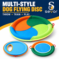 Jouet interactif pour chien Yite Pet en tissu Oxford, série de disques volants, pour l'entraînement, le jeu de fléchettes, le tirage à la main et résistant aux morsures