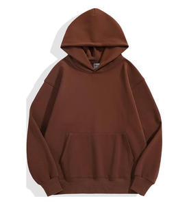 Sudadera con capucha corta personalizada de invierno para hombre, 500 g/m², de felpa francesa gruesa, básica, oversize, de algodón pesado, estilo boxy - Product Image 5