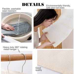 Organisateur de vêtements double face en nylon marron, capacité de rangement 2 kg, sacs organisateurs de sous-vêtements avec cintre, sac grande capacité - Product Image 5