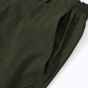 Pantalones cortos de trabajo ligeros para verano, pantalones cortos de gimnasio para hombre con bolsillos laterales, pantalones cortos de trabajo transpirables con cordón para hombre - Product Image 4