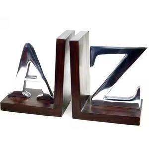 Vintage Style Traditional Iron Metal <b>Bookends</b> 2Pcs Ornate Scroll Design Decorative Book Ends - Product Image 5