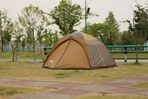 CAMPTOWN ADVENTURE 6 Tienda de campaña domo para 4-5 personas, tienda mediana, tienda familiar, tienda familiar impermeable de 3000 mm con vestíbulo - Product Image 2