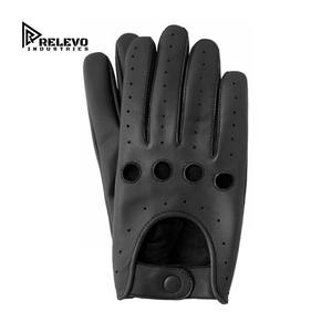 ถุงมือขับรถหนังแท้สำหรับผู้ชาย – หนังแกะแท้นุ่มสบาย กระชับมือ - Product Image 1