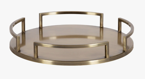 wholesale Rounded Shape Metal Decorative <b>Vanity</b> <b>Tray</b> for Dressing Table Wedding and Hotel Accessories Supplies - Product Image 2