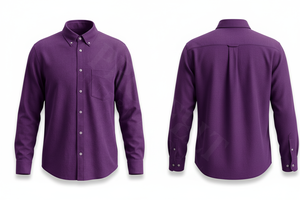 Chemise de travail formelle ajustée à prix de gros, coupe slim, col classique, pour le bureau et les occasions décontractées - Product Image 6