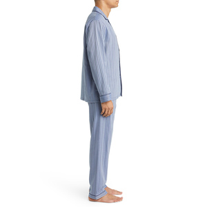Top Sale Prefect Sleepwear Men Comfortable PJs Men's Organic Cotton Pajama <b>Set</b> With Cozy Drawstring Pants Cheap Price Men <b>Pyjama</b> - Product Image 4