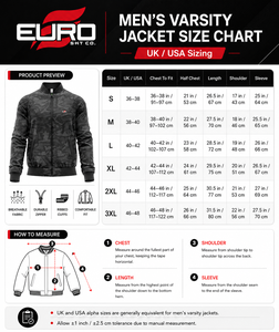 Men Sublimation Varsity Jacket Canvas Hooded Lightweight Baseball Bomber <b>Coat</b> Full Sublimation Print <b>Zipper</b> Closure OEM - Product Image 6