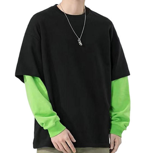 เสื้อยืดสีเขียวทรงโอเวอร์ไซส์แบบยูนิเซ็กซ์ แขนยาวสีขาว คอกลม ทรงลำลอง ผ้าเจอร์ซีย์ 300 GS ผ้าฝ้าย 100% เป็นมิตรกับสิ่งแวดล้อม ระบายอากาศได้ดี - Product Image 4
