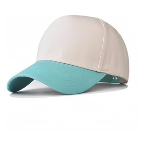 Gorra Trucker de 6 Paneles en Mezclilla Azul Claro con Perlas, Unisex, Casual, con Bloques de Color, Ajustada, 100% Poliéster - Product Image 1