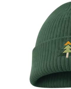 Gorro de Punto Acrílico Personalizado con Logo de Árbol Bordado, Color Verde, Cálido para Invierno, Suave, Fabricante OEM, Unisex - Product Image 3