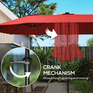 Ombrellone da Esterno per Patio: Base Elegante e Funzionale per Ombrelloni da Giardino - Product Image 6