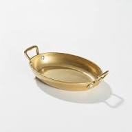 Premium Metal Oval <b>Sauce</b> <b>Pan</b> <b>Copper</b> Side Handles Portable 1-2L Capacity Minimalist Design Gas Induction Ready No Interior - Product Image 6