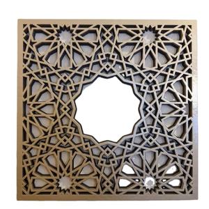 <b>Set</b> <b>of</b> <b>3</b> Islamic MDF Murals Ayatul Kursi <b>Wall</b> <b>Art</b> Muslim Mural WOODEN Decoration and Quran Mural - Product Image 1