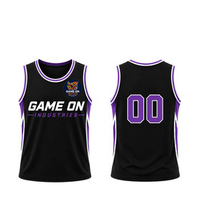 Camiseta de Baloncesto Casual Personalizada de Verano, Impresión por Sublimación, Uniforme Deportivo Transpirable, Nombre y Número Personalizados, Ropa de Entrenamiento - Product Image 1