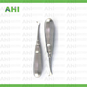 Juego de Elevadores Dentales AHI Twist de 2 Piezas, Elevadores de Punta de Raíz de Acero Inoxidable con Agarre Ergonómico, Manuales, Certificación CE Clase I Oral - Product Image 2