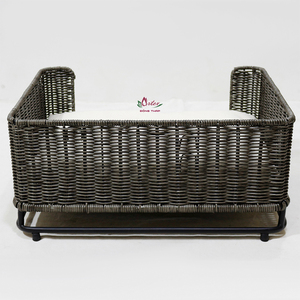 New Arrival Orthopedic Dog Bed Solid Faux Fur L-Shaped Waterproof Removable Cover - Product Image 3