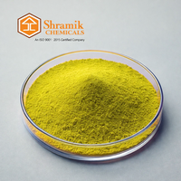Jaune Acide 5GN Poudre de colorant pour fraisage C.I. 47005 CAS 12220-74-5 Pureté 99,9% Soluble dans l'eau Textile Laine Soie Cuir Shramik