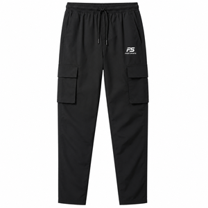 2026 Trending Men's Casual <b>Cargo</b> Pants Lightweight Multi-Pocket Outdoor Tactical Trousers Streetwear Joggers Elastic Waistband - Product Image 2