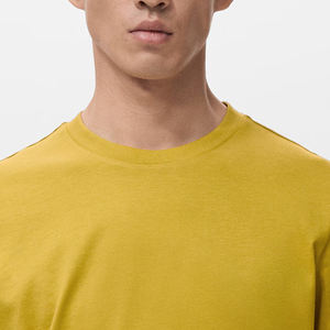 Servicio OEM de diseño con costuras de alta calidad, color sólido, material 100% algodón, corte holgado para hombre, diseño elegante a precio económico. - Product Image 2