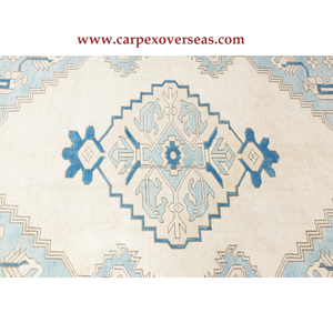 Authentique tapis en laine persane fait à la main tufté pour animaux de compagnie résistant aux taches pour hôtels espaces de vie prières portes cuisines - Product Image 3